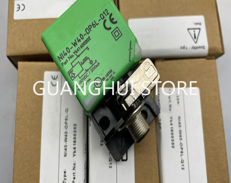 Fi25-W40-Op6L-Q12 Fi25-W40-On6L-Q12 Ni40-W40-Op6L-Q12 Ni40-W40-On6L-Q12 Nuovo Modulo Interruttore Di Prossimità Sensore Quadrato