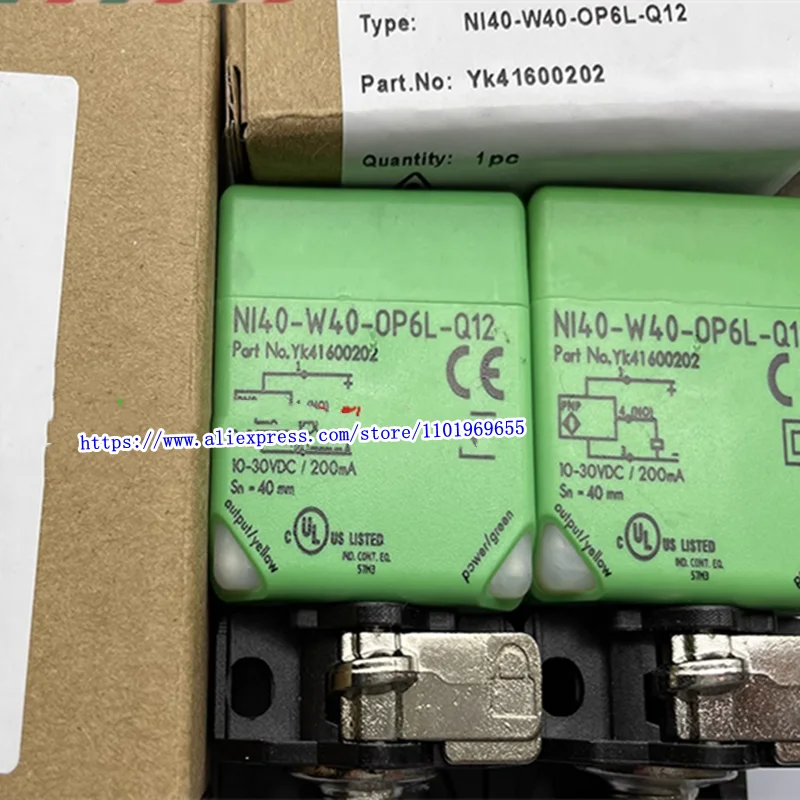 Nuovo Interruttore Di Prossimità Fi25-W40-Op6L-Q12 Fi25-W40-On6L-Q12 Ni40-W40-Op6L-Q12 Ni40-W40-On6L-Q12