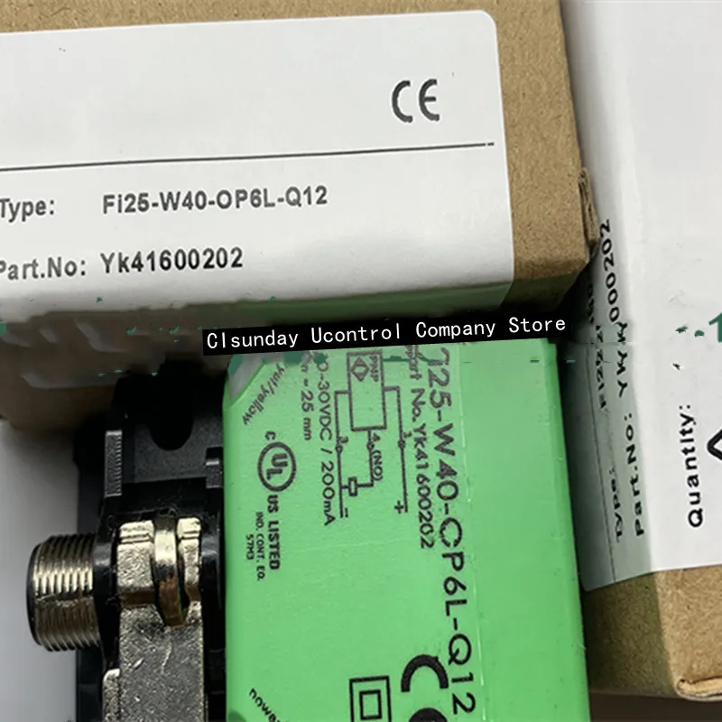 Nuovo Sensore Quadrato Fi25-W40-Cp6L-Q12 Fi25-W40-Bp6L-Q12 Fi25-W40-Cn6L-Q12 Fi25-W40-Bn6L-Q12