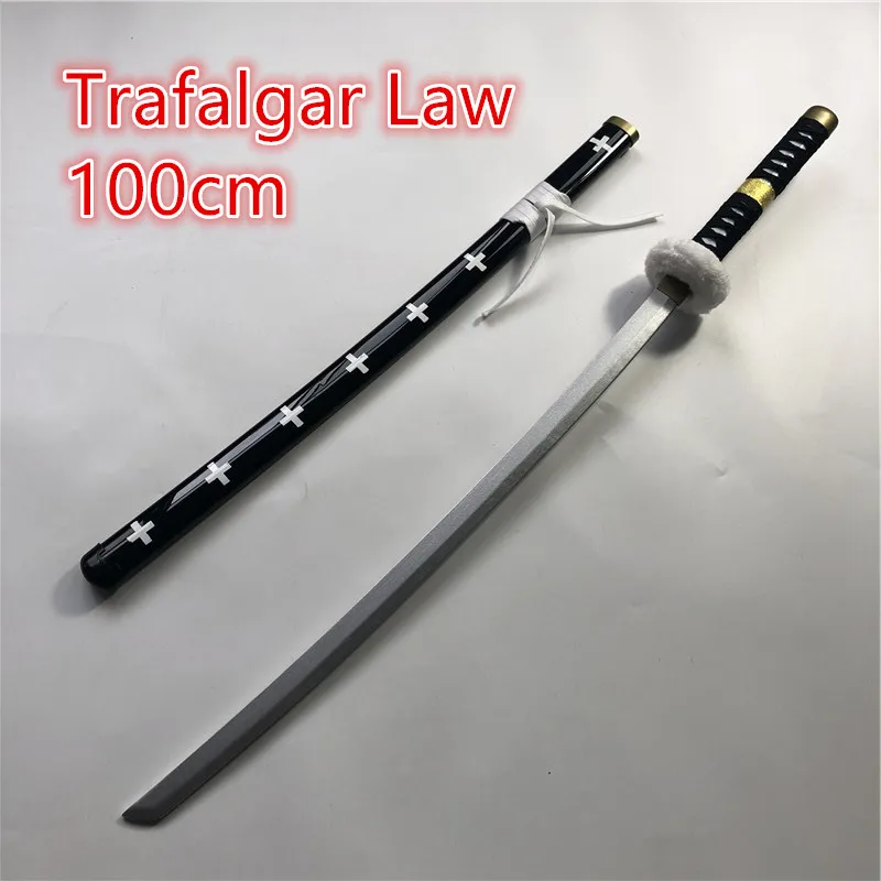 Spada Di Legno Arma Anime Cosplay Trafalgar Law Legno Ninja Coltello Samurai Trafalgar D Water Law Spada Prop Giocattoli