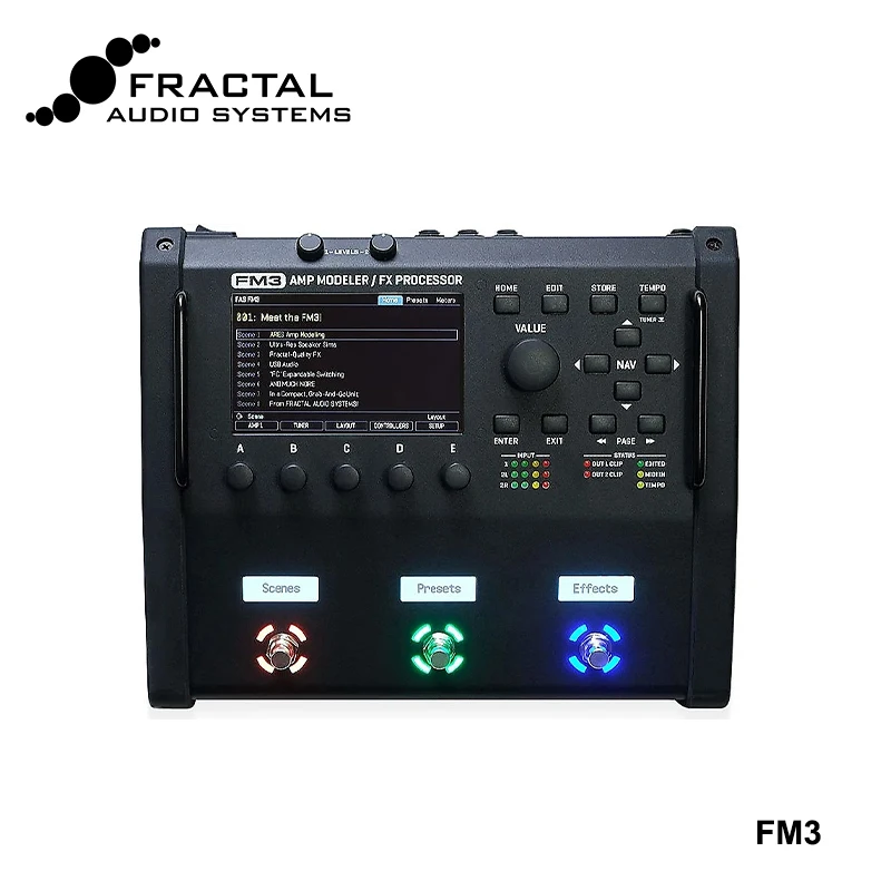 Fractal Audio Fm3 Professional Guitar Amp Modeler/ Fx Processor Pedale Multi-Effetti