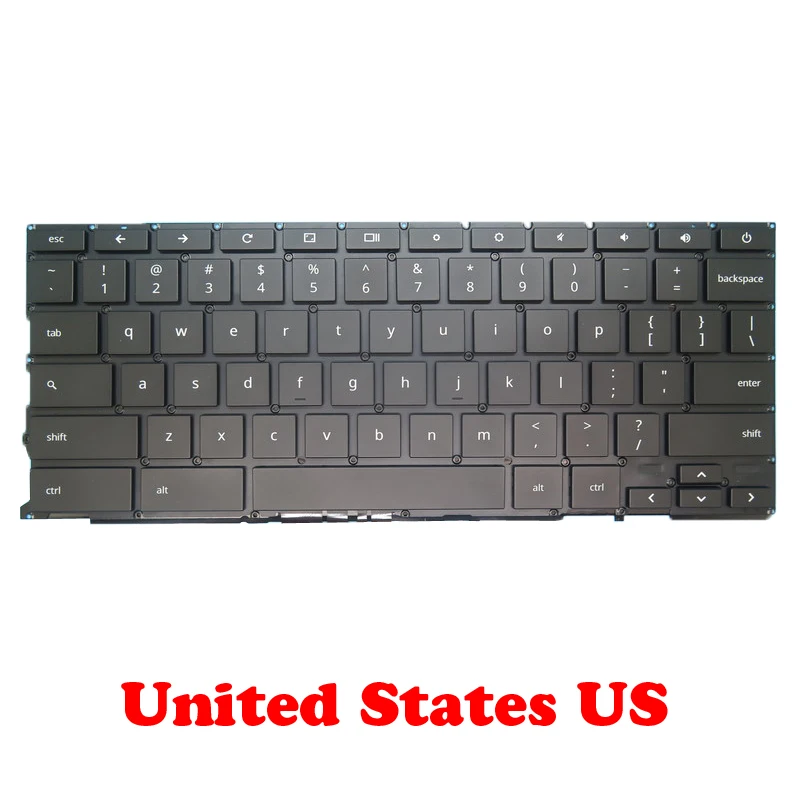 Tastiera Retroilluminata Us Uk Per Google Per Pixelbook A50 (Modello C0A 8326G02Hc9) Pixelbook A50 Modello C0A Inglese Regno Unito