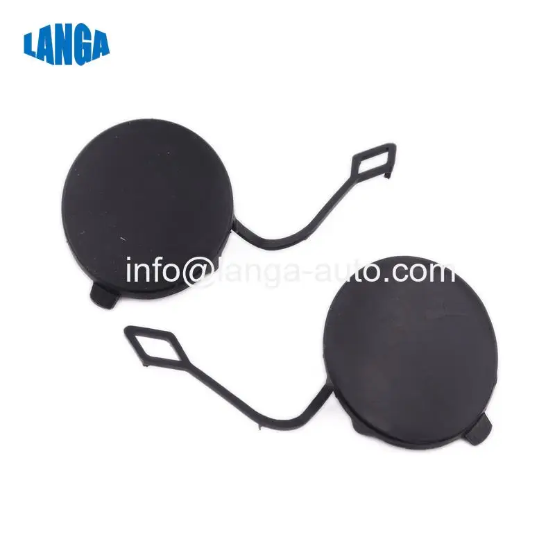 7 P6807185 7 P6807186 Adatto Per Vw Touareg 2011 - 2015 Paraurti Anteriore Gancio Di Traino Copertura Gancio Di Traino Trim Non Verniciato