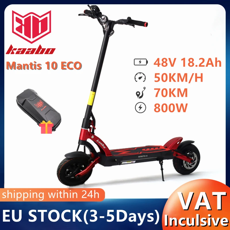 Eu Stock Originale Kb Mantis10 Eco Scooter Elettrico 48V 18.2Ah Nuova Versione Con Faro 800W Motore 50 Km/H Velocità V2 Kickscooter