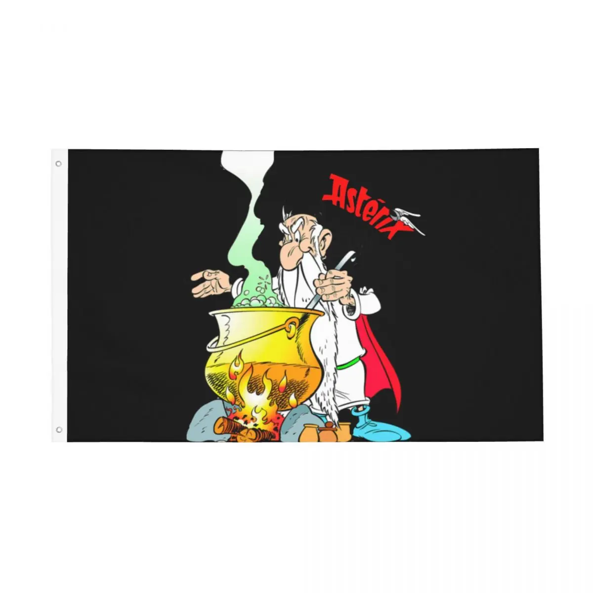Bandiera Asterix E Obelix Banner Da Esterno 2 Occhielli Panoramix Getafix Asterix Comics Decorazione Durevole 2X3 3X5 4X6 Ft Bandiere