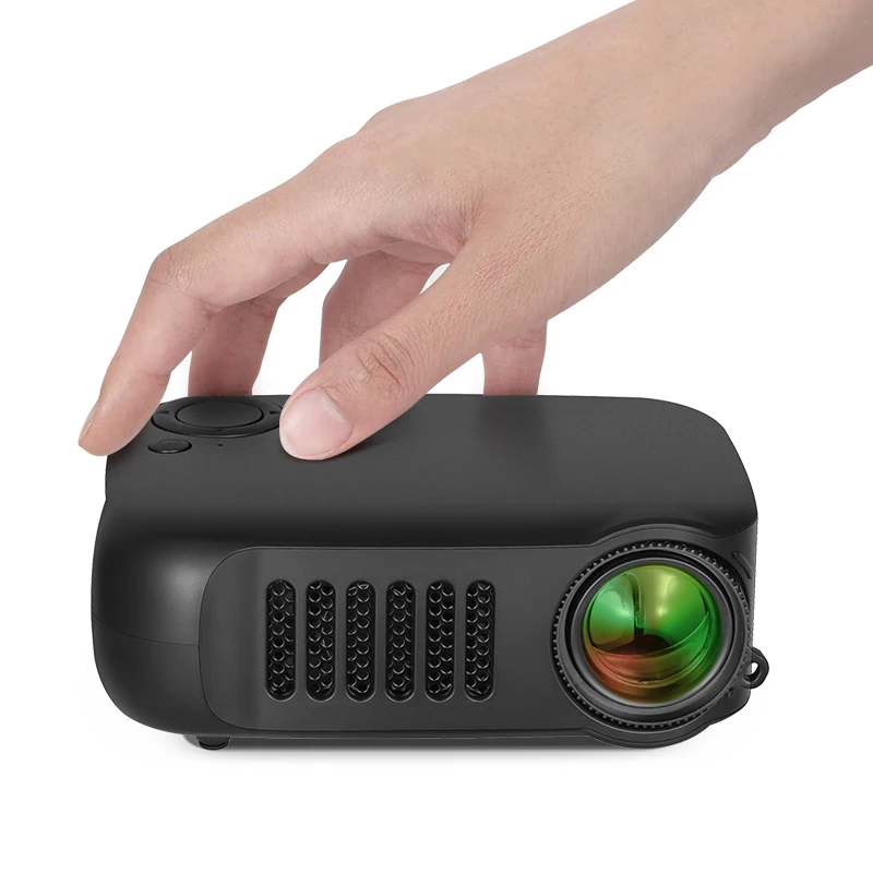 Mini Proiettore 3D Led Proiettori Portatili Home Cinema Teatro Videogioco Laser Beamer Smart Tv Box 1080P 4K Tramite Porta Hd A2000
