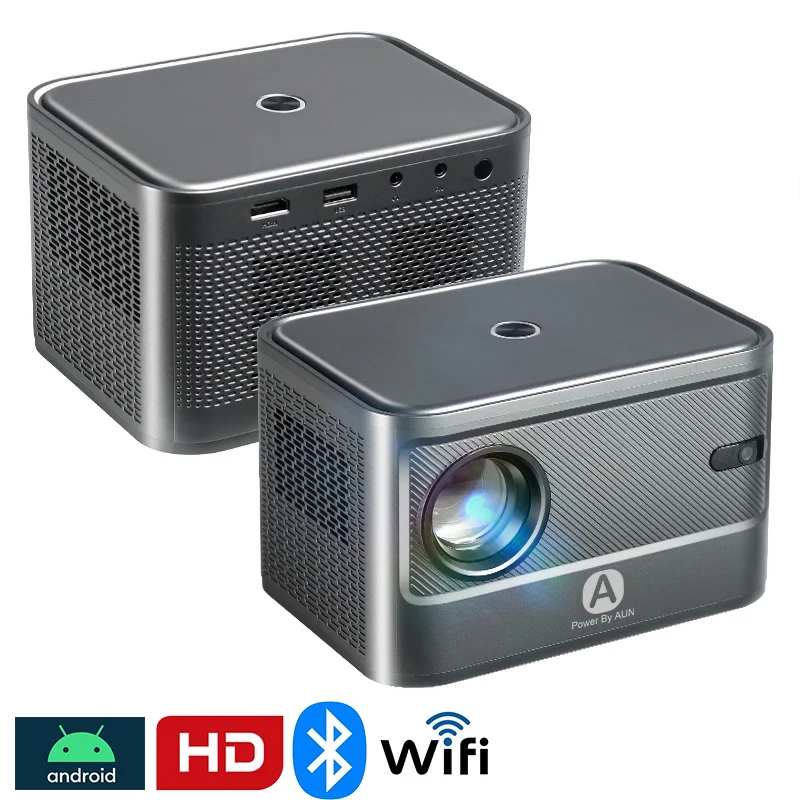 A002 Mini Proiettore Portatile Android Tv Wifi Smart Home Theater Cinema Videoproiettore Beamer Smartphone Bluetooth Per 1080P 4K