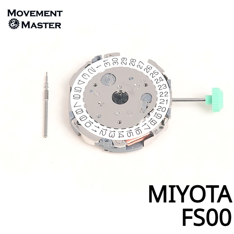 Miyota Fs00 Movimento 6 Mani Multifunzione Calendario Singolo Movimento Al Quarzo Quattro Punti Calendario Accessori Per Il Movimento Dell'Orologio