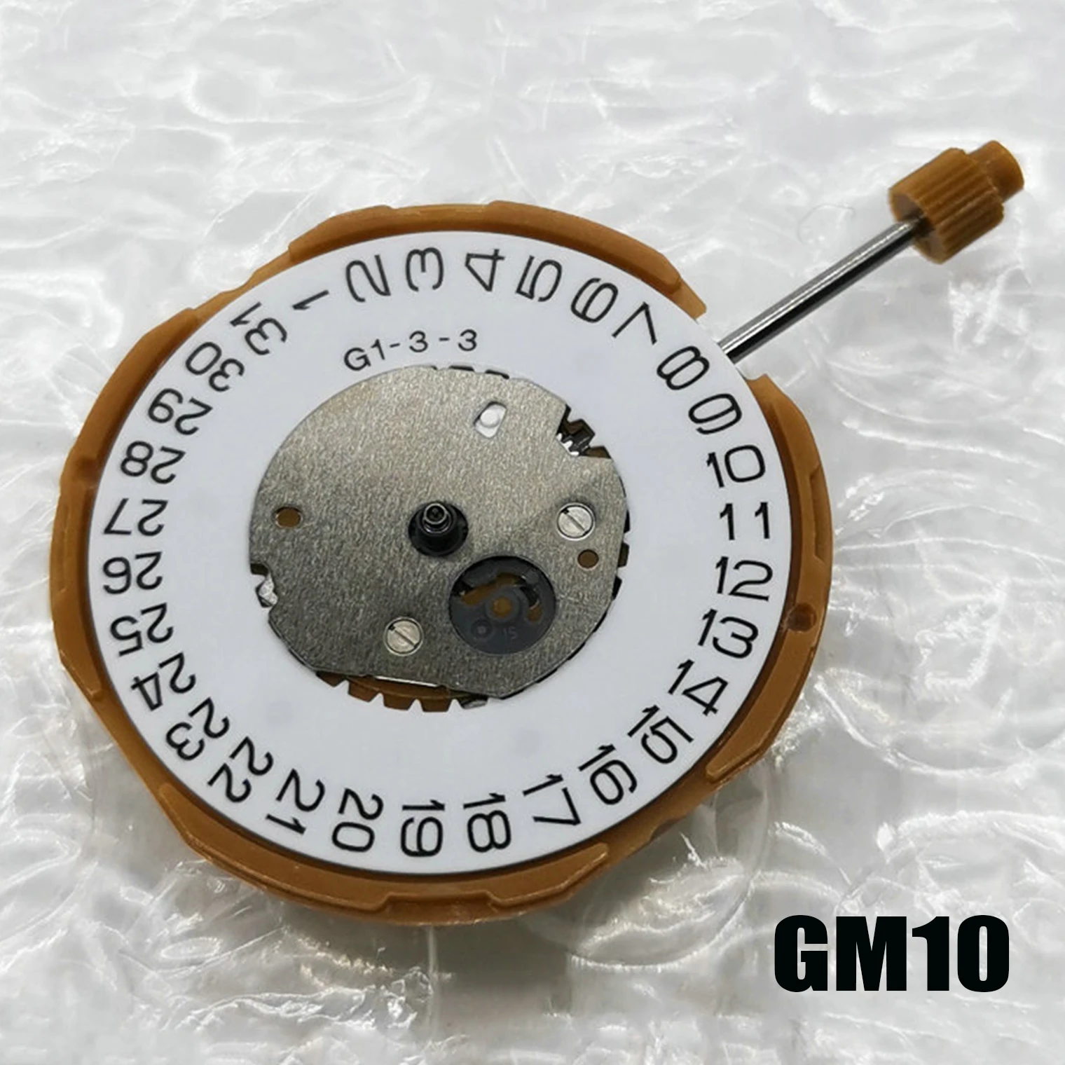 Quarzo Elettronico Nuovo Di Zecca Movimento Giappone Miyota Gm10 Calendario Singolo 3 Mani 3 Punti