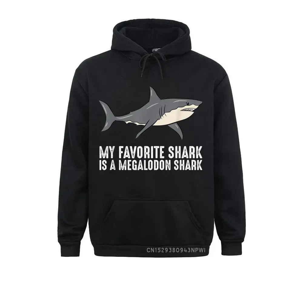 Cartoon Megalodon Il Mio Squalo Preferito È Un Pullover Di Squalo Megalodon Felpe Con Cappuccio Da Uomo Di Capodanno Felpe Sportive Rife