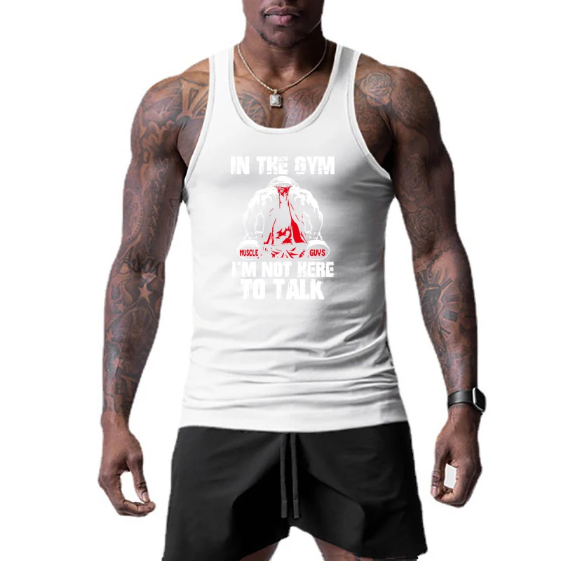 Uomo Casual Bodybuilding Palestra Senza Maniche Allenamento Muscolare Canotte Street Hip Hop Estate Traspirante Quick Dry Running Sport Shirt
