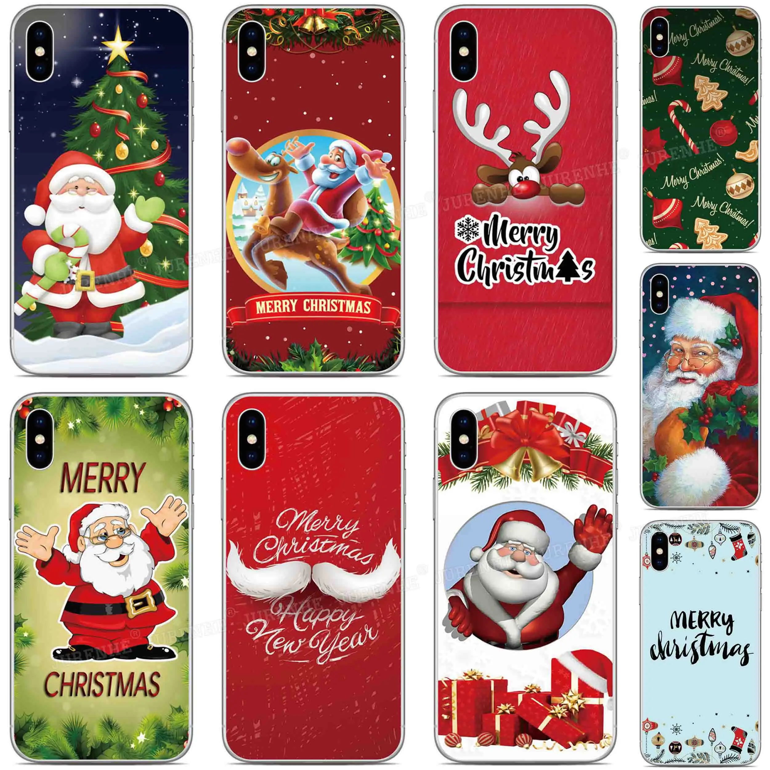Merry Christmas Cover Per Blu G91 C5 Max View 2 3 Bold N2 F91 Gigaset Gx6 Gx4 Gs5 Gs4 Gs3 Cat S62 Pro S42 S52 S75 Custodia Per Telefono