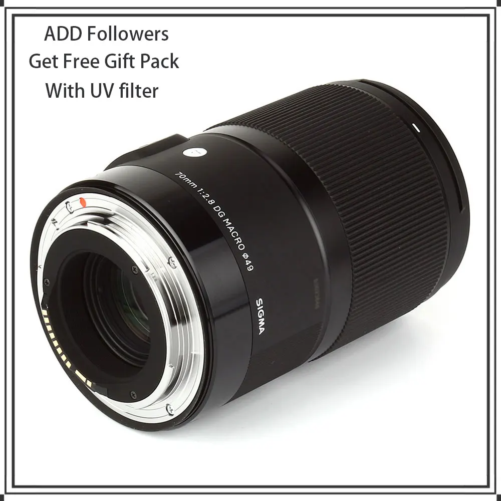 Sigma 70Mm F2.8 Dg Obiettivo Macro Art Full Frame Obiettivo Macro Da 70Mm Per Montaggio Canon O Supporto Sony E