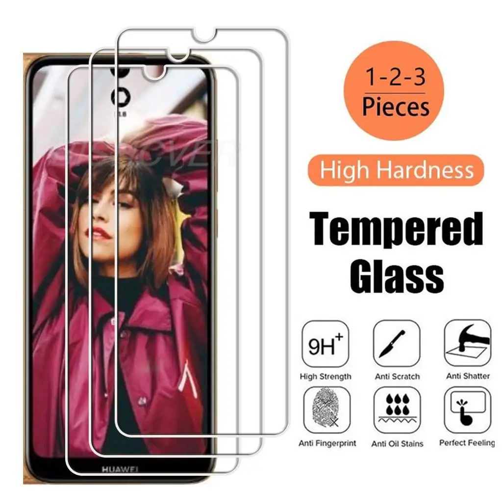 Vetro Temperato Per Huawei Y6 Prime 2019 6.09 "2019 Mrd-Lx1F Mrd-Lx1 Mrd-Lx3 Lx1N Pellicola Protettiva Per Schermo Pellicola Protettiva Per Telefono