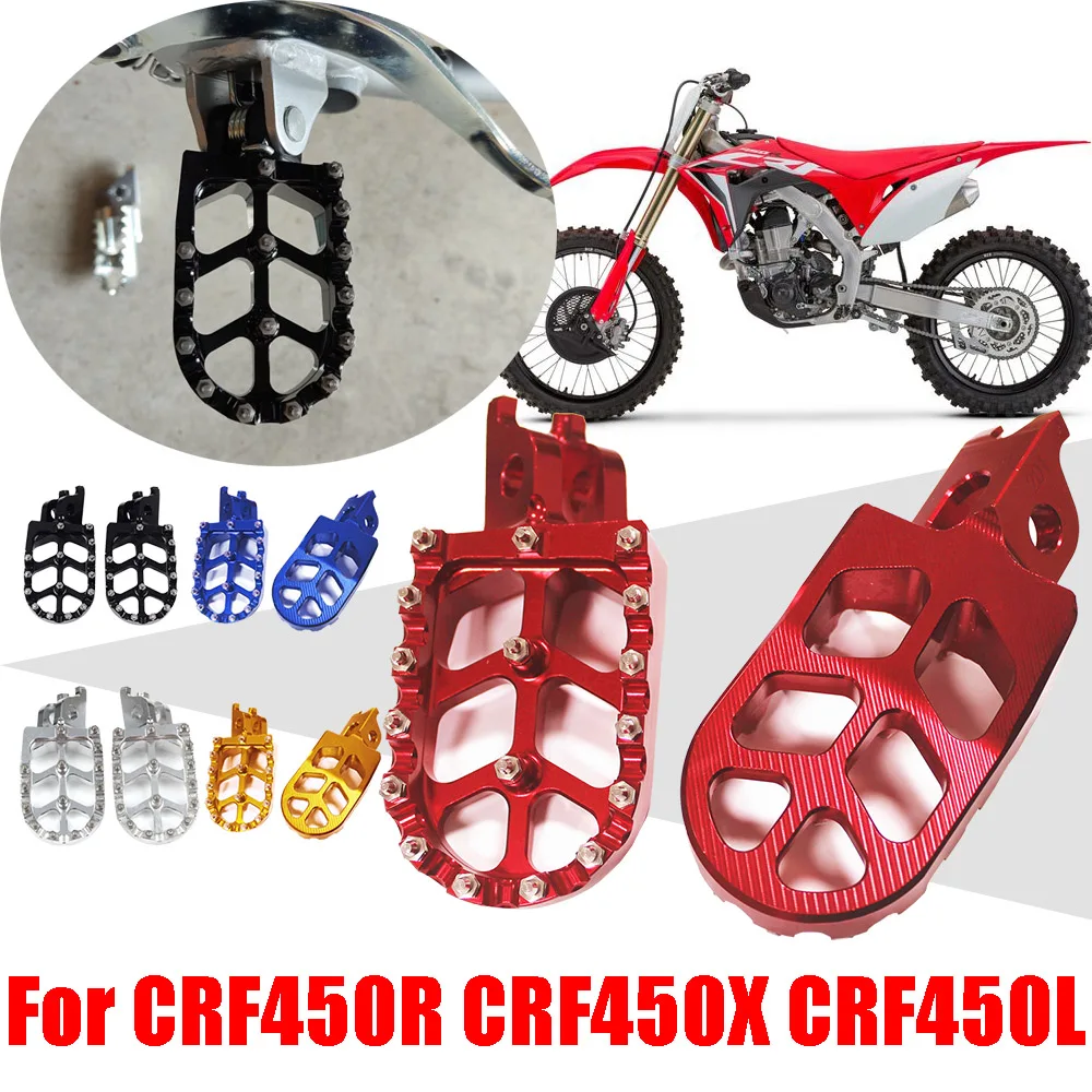 Per Honda Crf450R Crf450X Crf450L Crf450 Crf 450 R L X 450R 450X 450L Accessori Moto Poggiapiedi Pedane Pedane Pedali