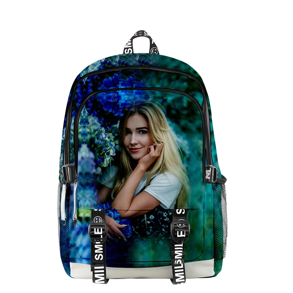 Mia Maples Zaino 2023 New Zipper Zaini Borsa Da Scuola Unique Daypack Traval Bag Oxford Cloth
