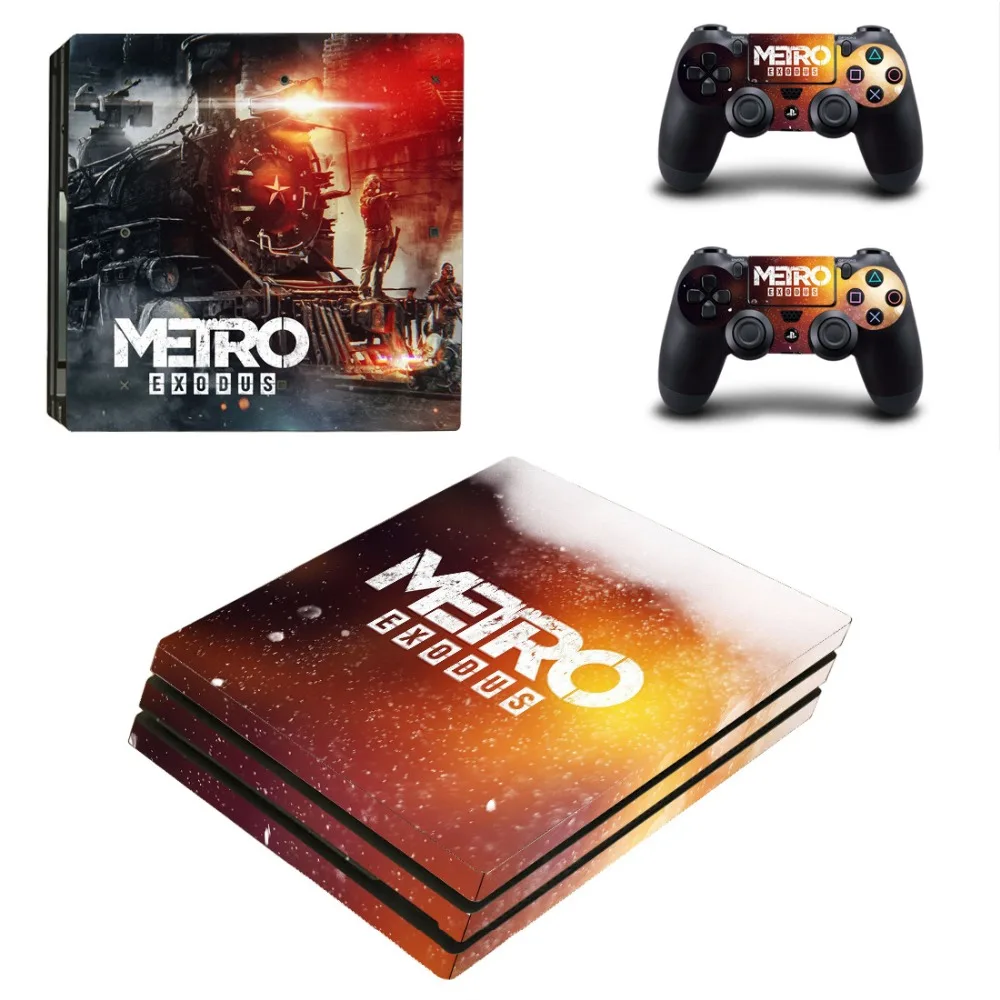 Metro Exodus Ps4 Pro Skin Sticker Per Sony Playstation 4 Console E Controller Ps4 Pro Skin Sticker Decalcomania In Vinile