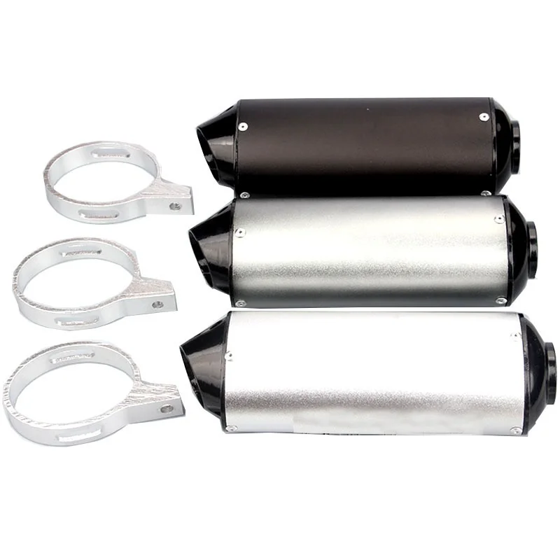28Mm 32Mm 38Mm Tubo Marmitta Scarico Moto Per 110 125 150 160Cc Dirt Pit Bike Atv Dirt Pit Bike Moto Bbr Ttr
