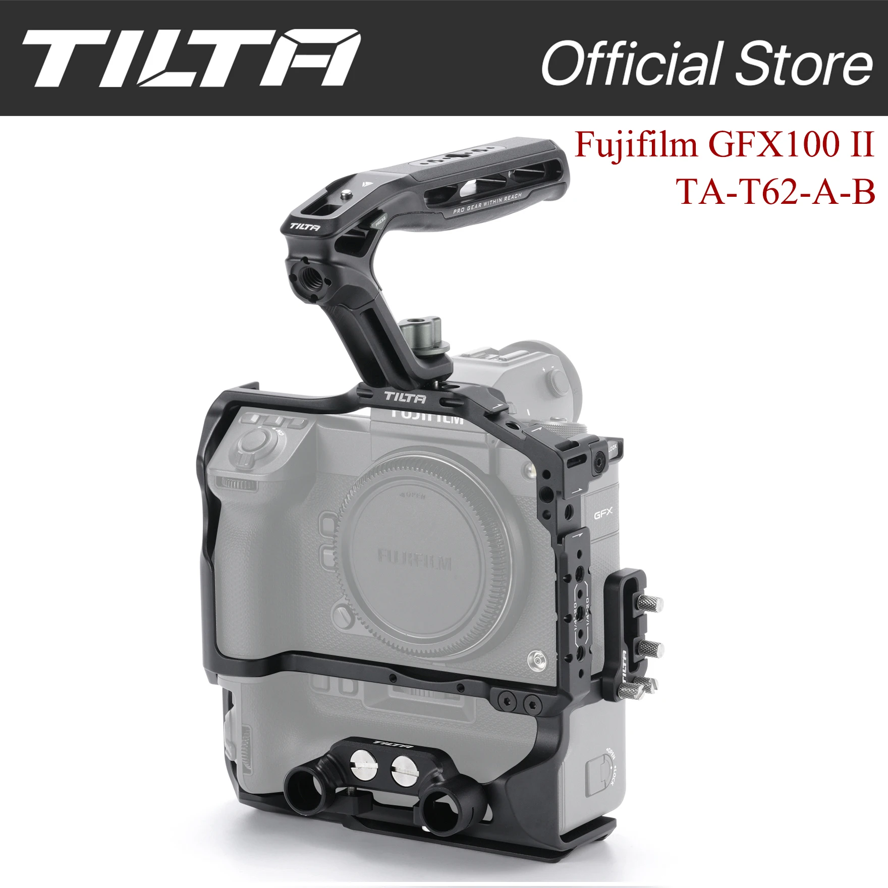 Tilta Ta-T62 Gabbia Per Fotocamera Per Fujifilm Gfx100 Ii Kit Leggero-Nero