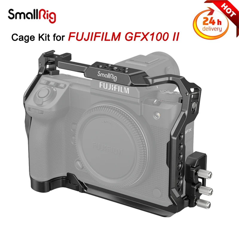 Kit Gabbia Smallrig Per Fujifilm Gfx100 Ii 4201, Design Compatto E Aderente, Gabbia Per Fotocamera Completa