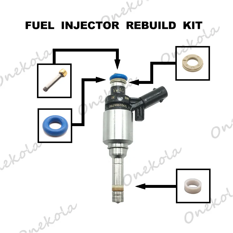 Fuel Injector Repair Kit Orings Filters For  06J906036N Fits Audi A6 A8 Q3 Q5 Tt 2.0 Tfsi 06J906036G