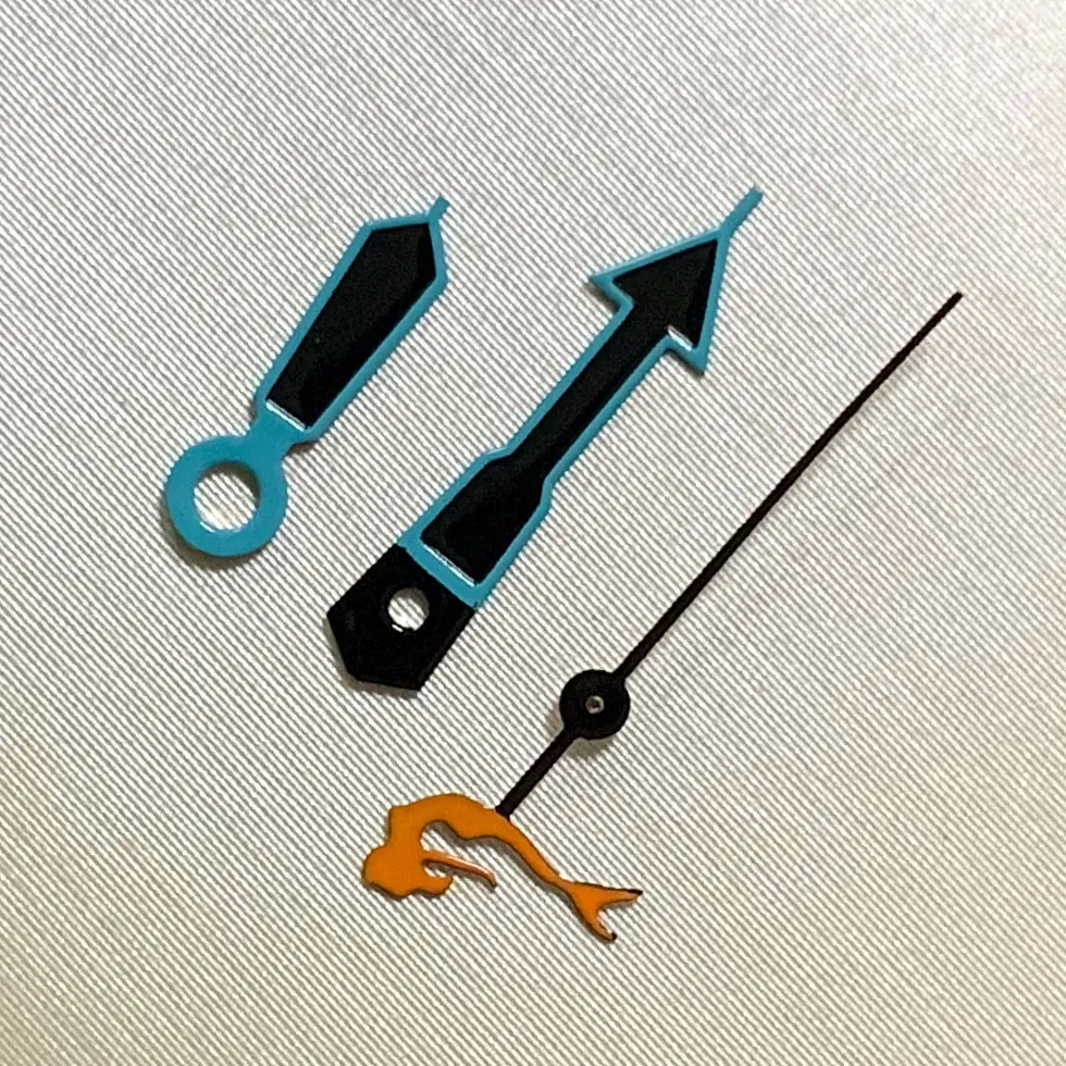 Watch Parts Black Blue Nh35 Watch Hands 4R36 Watch Hands Nh36 Pointer For Nh35 Nh36 4R36 Automatic Movement Nh35 Watch Hands