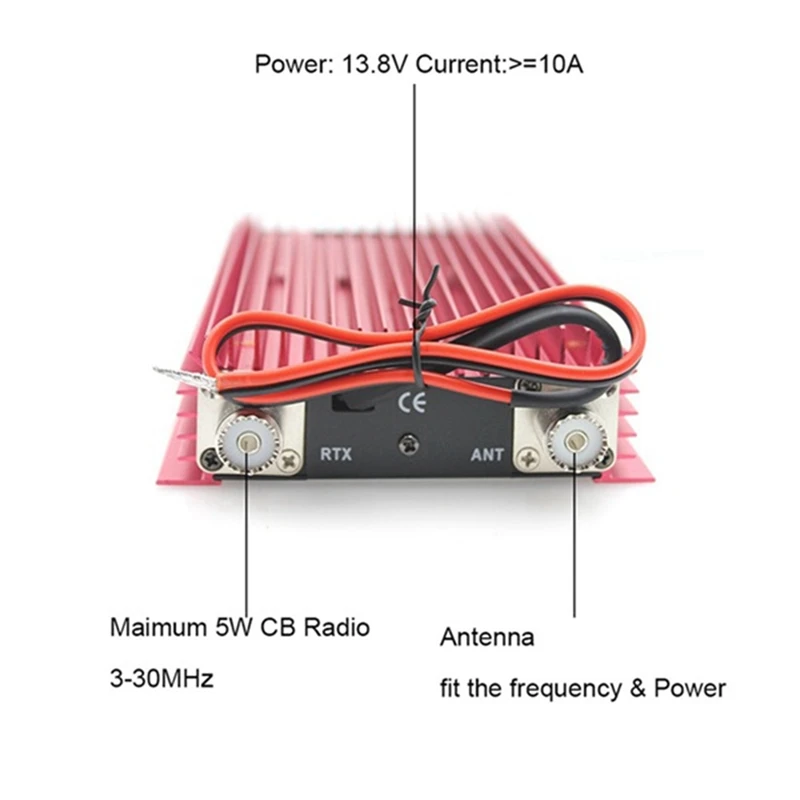 Cb Radio Power Amplifier Metal Bj-300 Hf Amplificatore 3-30Mhz 100W Fm 200W Am 300W Ssb