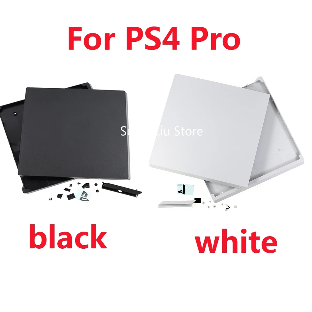 Custodia Completa Nera Bianca Per Console Ps4 Pro Custodia Full Shell Con Viti Adesive Per Console Ps4 Pro