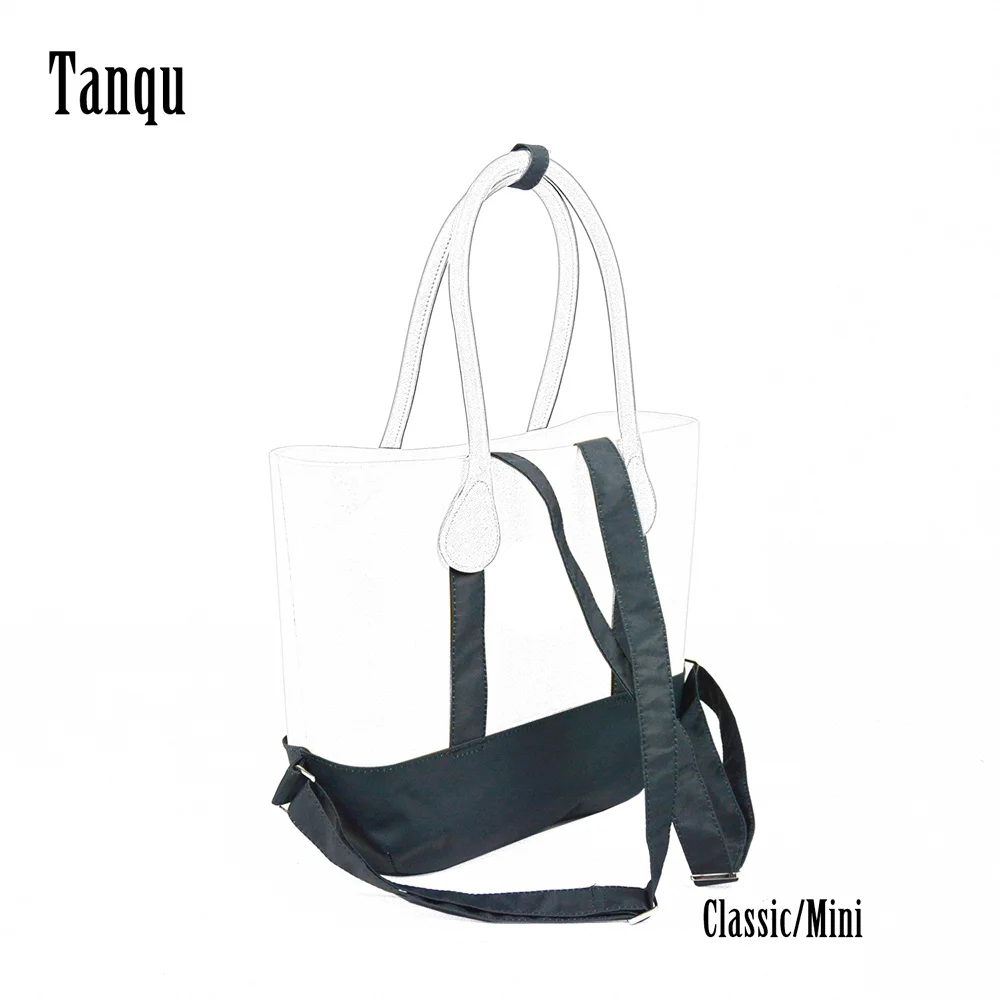 Tanqu New Strap Belt Kit Zaino In Tessuto In Microfibra Per Big Obag Classic Mini O Bag