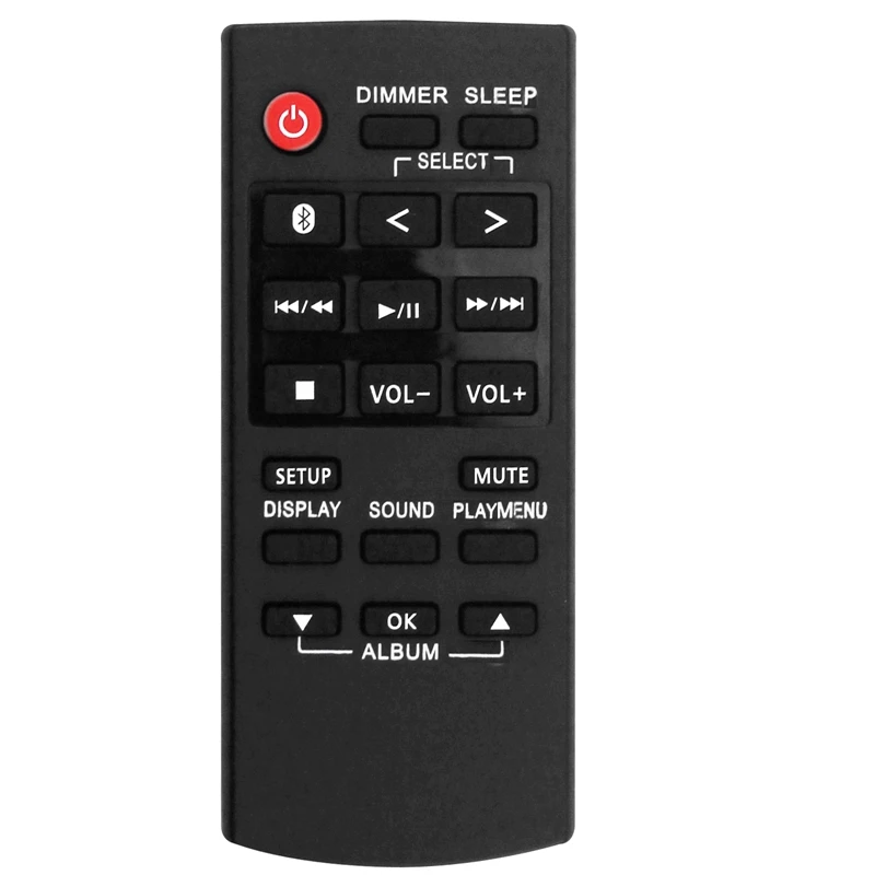 Muslimsostituisci Telecomando Per Panasonic Hifi Sa-Akx320E-K Sa-Akx320E-W Sa-Akx320Gn-K Sa-Akx320Gs-K Sa-Akx520E-K Plastica