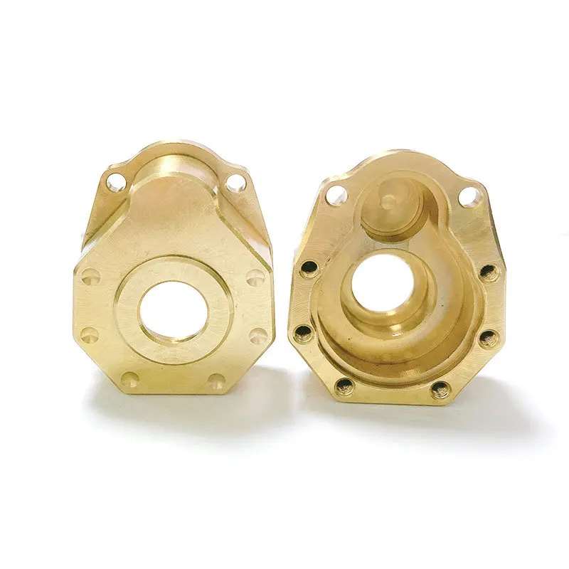 2Pcs Trx4 Brass Contrappeso Balance Weight Portal Drive Housing Per 1:10 Rc Crawler Traxxas Trx-4