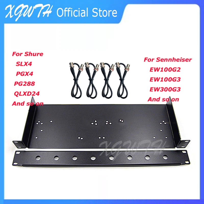 Slx4 Pg24 Pg288 Ew100G2 G3 Wireless Microfono Rack Staffa Di Montaggio Rack Kit Per Sennheiser Shure Ricevitore Microfono Wireless