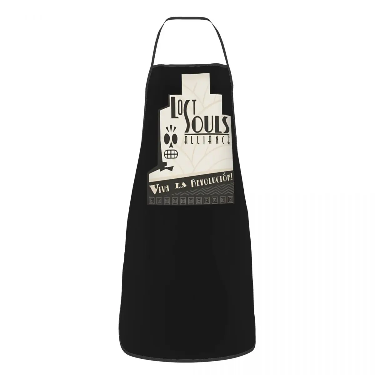 Funny Revolution Cooking Master Bavaglino Grembiuli Uomo Donna Unisex Kitchen Chef Grim Fandango Game Tablier Cuisine For Cooking Baking