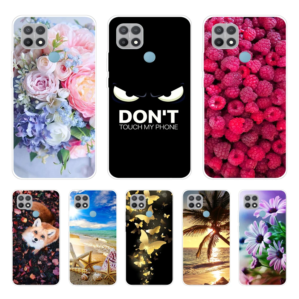 Per Oppo A15S Custodia 6.52 "Custodia Morbida Per Telefono In Tpu Dipinta A Cartoni Animati Per Oppo A15 A 15 A 15Sm Oppo Cph2179 Cover Posteriore Par