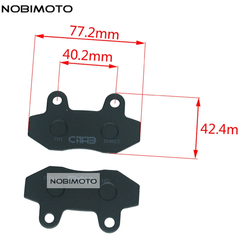 1 Paia/Set Prezzo All'Ingrosso Pastiglie Freno Per Scooter Cinese Hyosung Rx Rt Gv Xrx Gt 125 250 Moto Qj Atv Parte Spedizione Gratuita