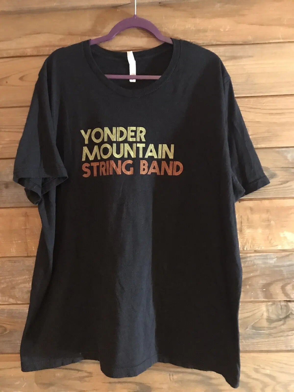 The Yonder Mountain String Band Colorado Bluegrass Band 25 "W T-Shirt Unisex 3Xl Maniche Lunghe