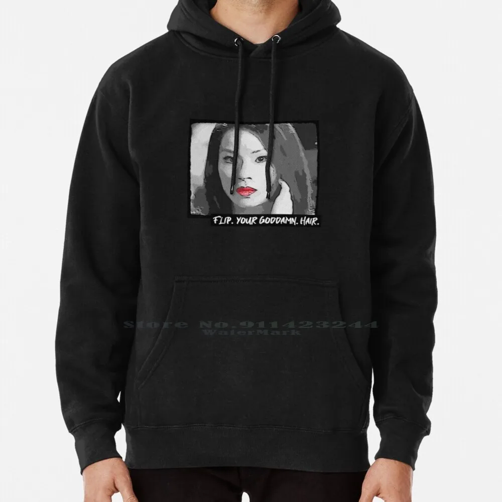 Lucy Liu Charlie'S Angels : Flip Your Hair Felpa Con Cappuccio Maglione 6Xl Cotton Lucy Liu Charlies Angels Drew Barrymore Cameron