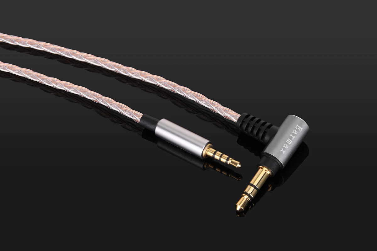 Cavo Audio Occ A Treccia A 8 Core Per Cuffie Beyerdynamic Dt 240 Pro Dt240Pro Akg Y600Nc Y400Bt Shure Aonic 40 50