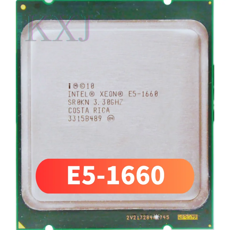 Intel Xeon E5-1660 E5 1660 Sr0Kn 3.3Ghz 6 Core 15Mb Cache Socket 2011 Processore Cpu Più Forte Di E5 1650