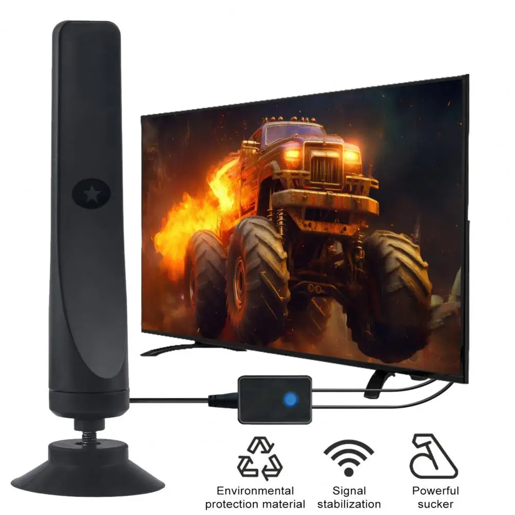 1080P Hd Smart Tv Antenna Ricevitore Hd 25Dbi 50 Miglia Digital Hdtv Booster Indoor Antenna Indoor Hdtv Ricevitore Di Segnale Amplificatore