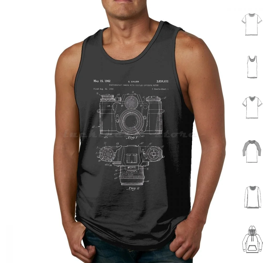 E Sauer Camera Brevetto Progetti Contarex I Canotte Gilet Senza Maniche Brevetto Blueprint Patent Blueprint Patent Blueprint