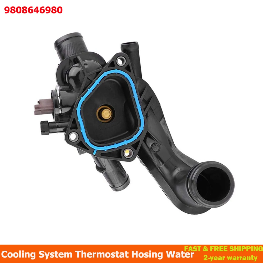 9808646980 Sistema Di Raffreddamento Termostato Flangia Acqua Per Peugeot 208 308 3008 1.4 Vti 16V 95 1.6 Vti 16V 120 V764558080