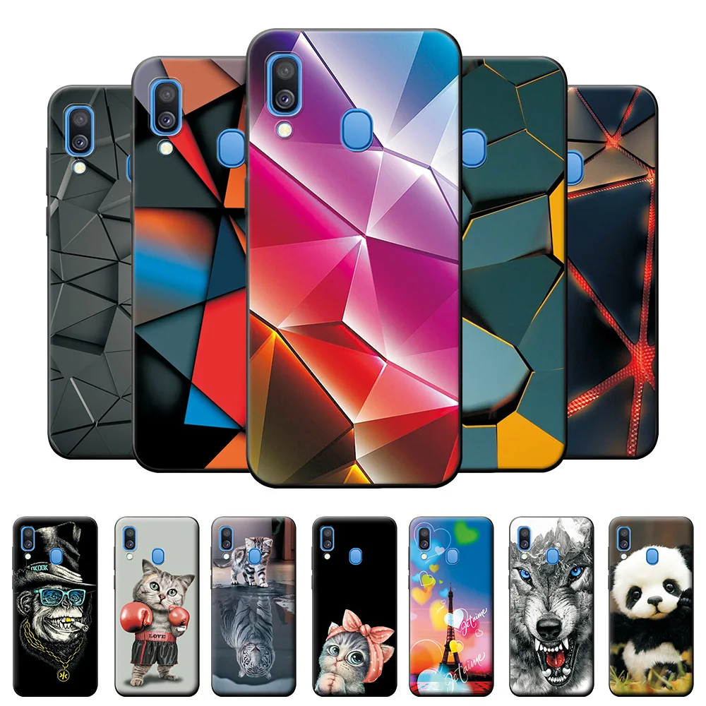 Per Samsung Galaxy A40 Custodia Morbida Cover Posteriore In Silicone Borse Per Samsung A40 Cool Fashion Custodia Paraurti Per Samsung A40 A40 A 40 5.9
