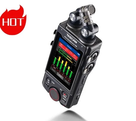 Tascam Portatacapture X8 Registratore Palmare Multitrack High-Res Microfoni Incorporati Di Grande Formato Premium