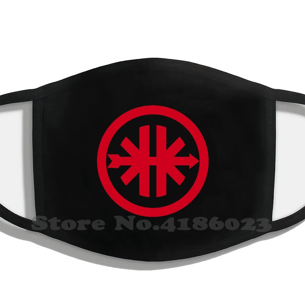 Loghi Moto Classici: Kreidler Design Nero Traspirante Maschera Bocca Riutilizzabile Logo Moto Classico Kreidler Germania Ciclomotore