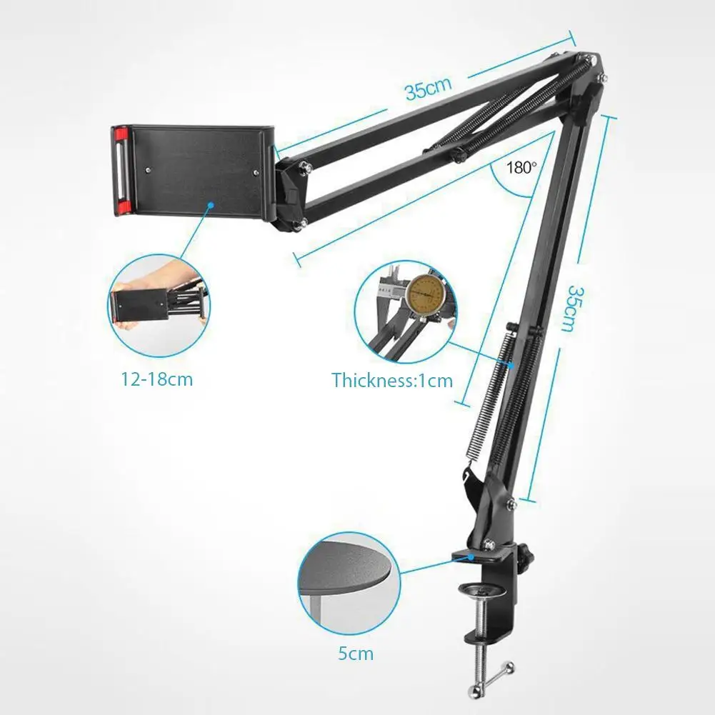 Desktop Sospensione Boom Braccio Mic Stand Scissor Morsetto Per Montaggio Per Logitech Webcam C922 C930E C930 C920 C615 C 922 930 E 930E 920 615