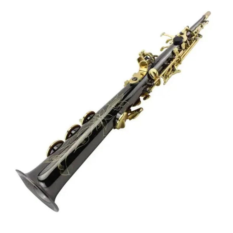 Margewate Soprano Sassofono Soprano Mss-475 Modello Nichelato Oro Chiave B Piatto Soprano Sax Con Custodia