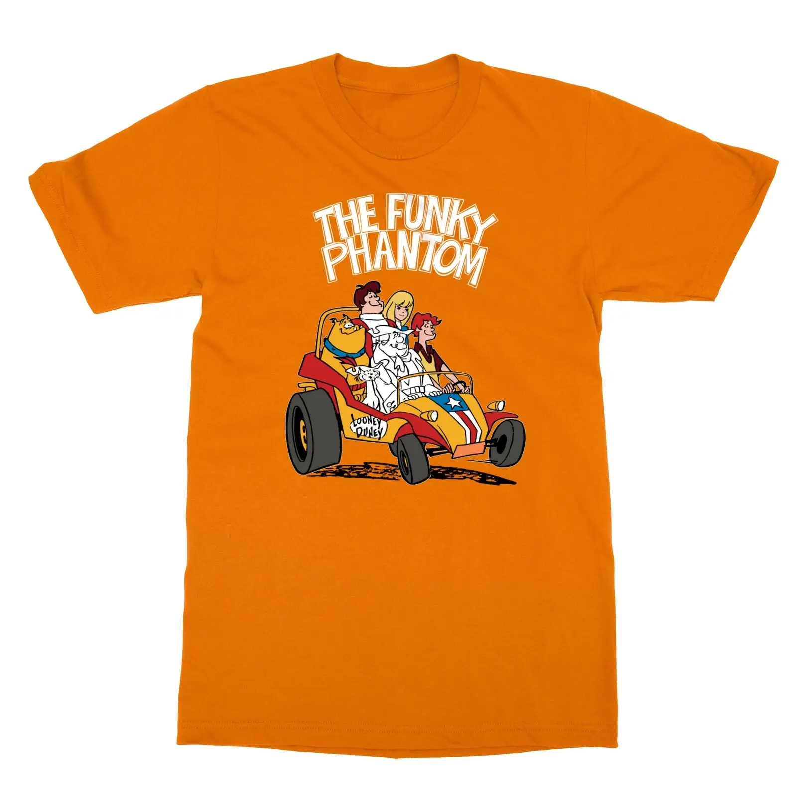 The Funky Phantom Hanna Barbera 1972 Retro Classic Vintage Cartoon Maglietta Unisex Maniche Lunghe O Corte