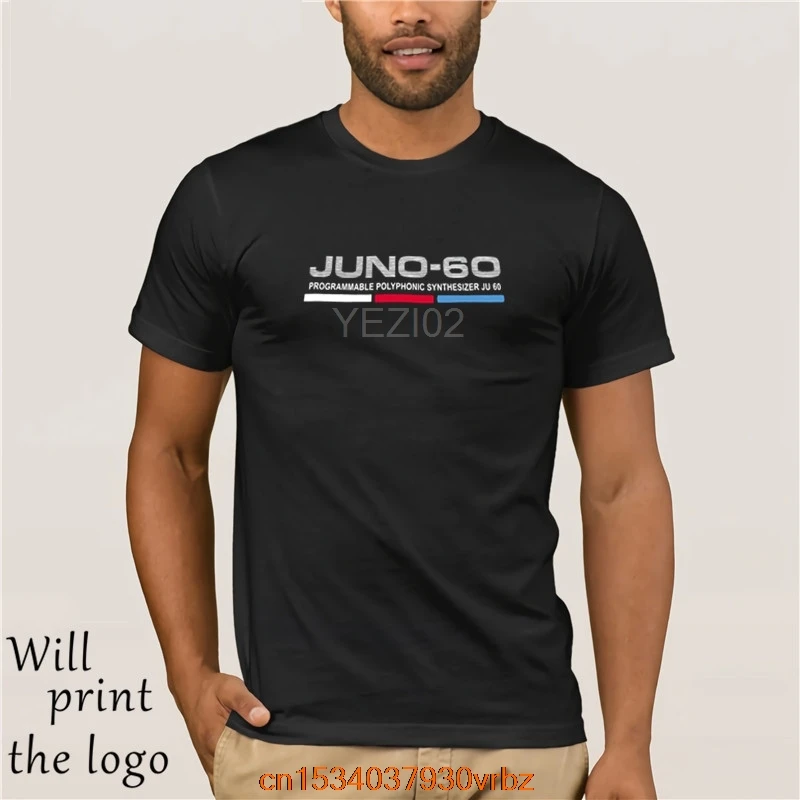 Retro Synth T Shirt Sintetizatore Disegno Juno 60 Di Stampa A Colori T Shirt Mens