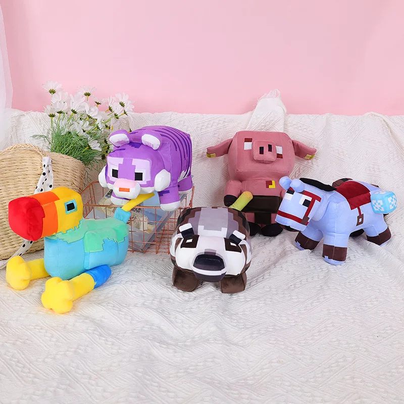 Minecraft Legends Mc Game Anime Figure Giocattolo Creativo Animali Kawaii Regali Morbidi Per Bambini Decorazioni Da Collezione Bambola Regalo Di Compl